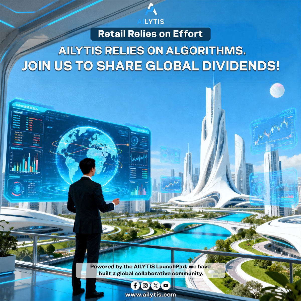 ailytis's tweet photo. Retail Relies on Effort, AILYTIS Relies on Algorithms
AILYTIS LaunchPad uses AI to turn elite computing power into shared global dividends.
#GlobalCommunity #CoCreation #Web3 #CollaborativeValue #FutureVision #FinancialInclusion #AssetAllocation #InvestmentEducation https://t.co/kWcLpevBgD