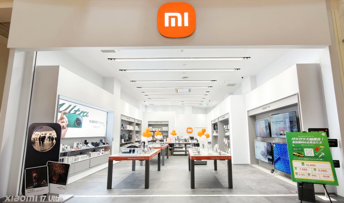 XiaomiJapan's tweet photo. Xiaomi Store イオンモール鶴見緑地店、本日グランドオープンいたしました！

予想を遥かに上回る多くの方にご来店いただき嬉しい限りです。
引き続きご来店お待ちしております！まだまだ抽選会も開催中です。
#おいでよXiaomiStore https://t.co/yP6wzqHypy