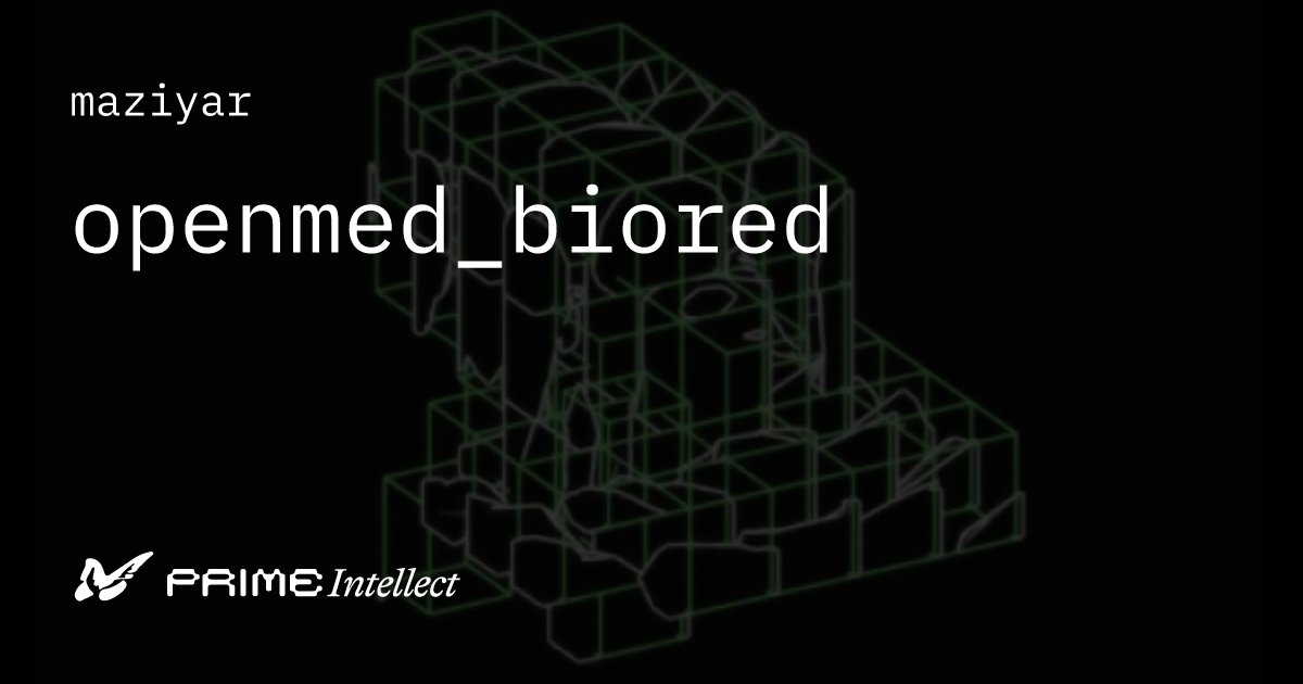OpenMed_AI's tweet photo. Drug interactions, gene-disease links, protein functions — all buried in millions of papers in unstructured text.
OpenMed_BioRED trains models to extract and structure that knowledge automatically.
#BiomedicalAI #DrugDiscovery #ClinicalNLP #OpenSource https://t.co/CqNebKvbio