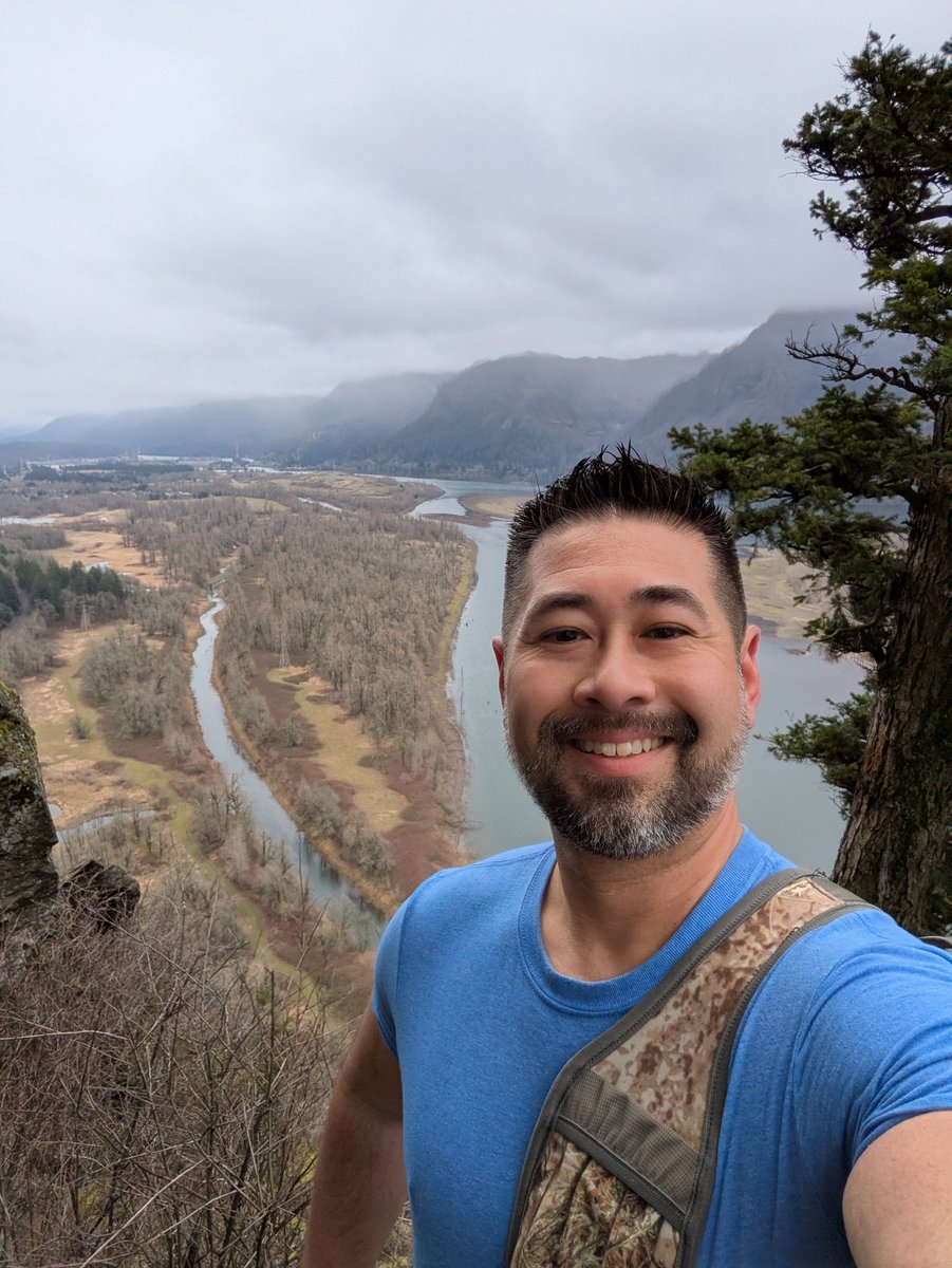 Way up on top today!