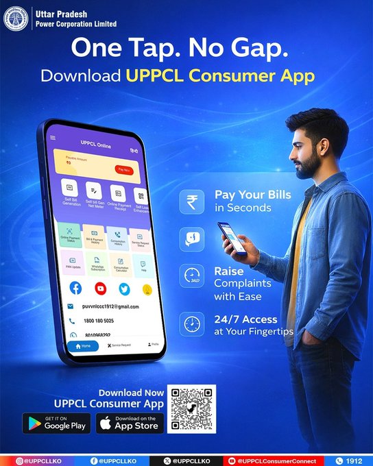puvvnlvaranasi's tweet image. #ConsumerApp #EasyAccess #UPPCL
From instant bill payments to quick complaint registration, get round  the clock services in one place. Download the UPPCL Consumer App today.
@aksharmaBharat
@ChairmanUppcl
@UPPCLLKO
@PuVVNLHQ