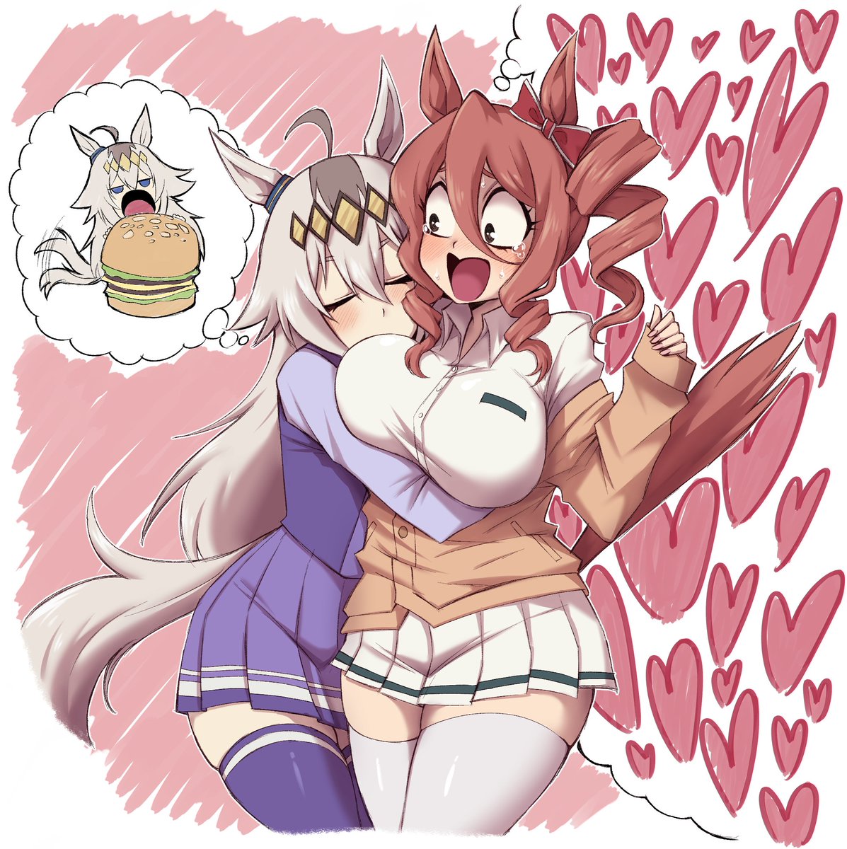 Nobody draws my ship, so I'll do it.
#umamusume #umamusumeprettyderby #umamusumefanart #oguricap #nornace