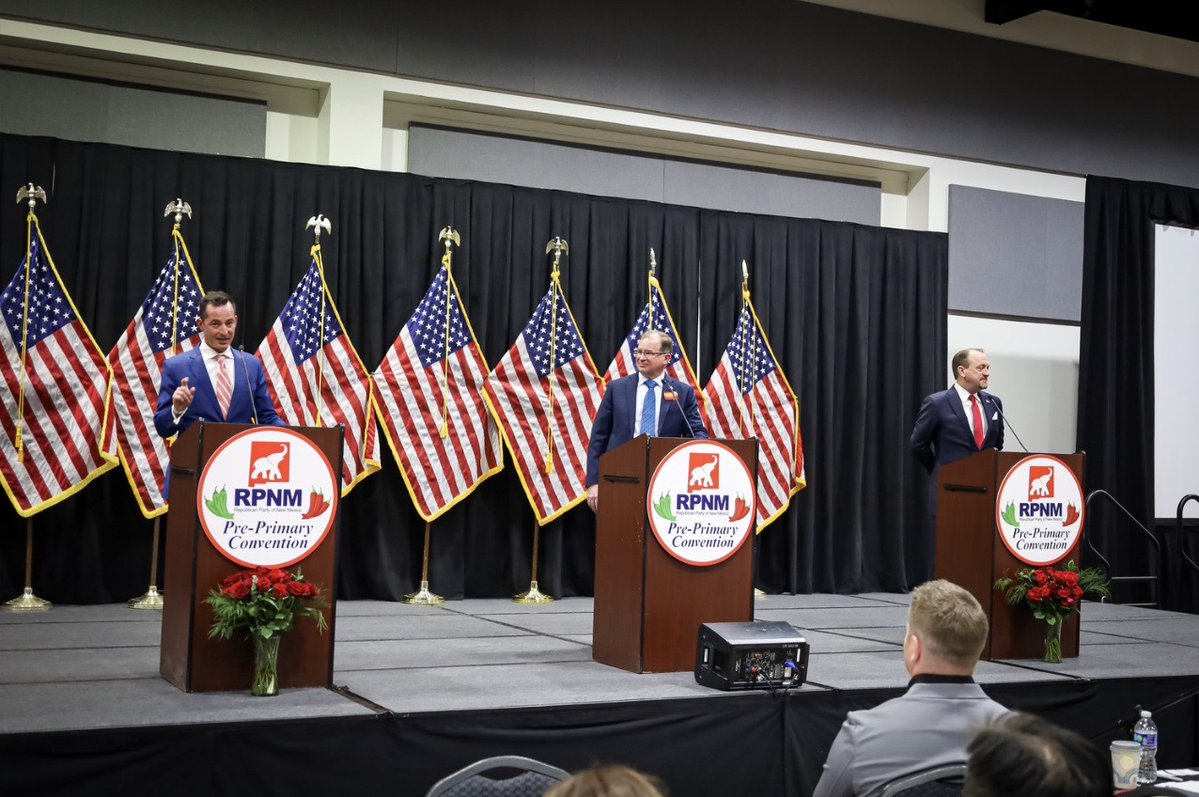 WOW! What an incredible debate night at 2026 Pre-Primary Convention! And WHAT A CROWD! 🔥

Hundreds of New Mexico Republicans brought enthusiasm, energy, and a passion for New Mexico to Debate Night! 

<a href="/NMSenate_GOP/">New Mexico Senate Republicans</a> <a href="/NMHouseGOP/">New Mexico House Republicans</a>