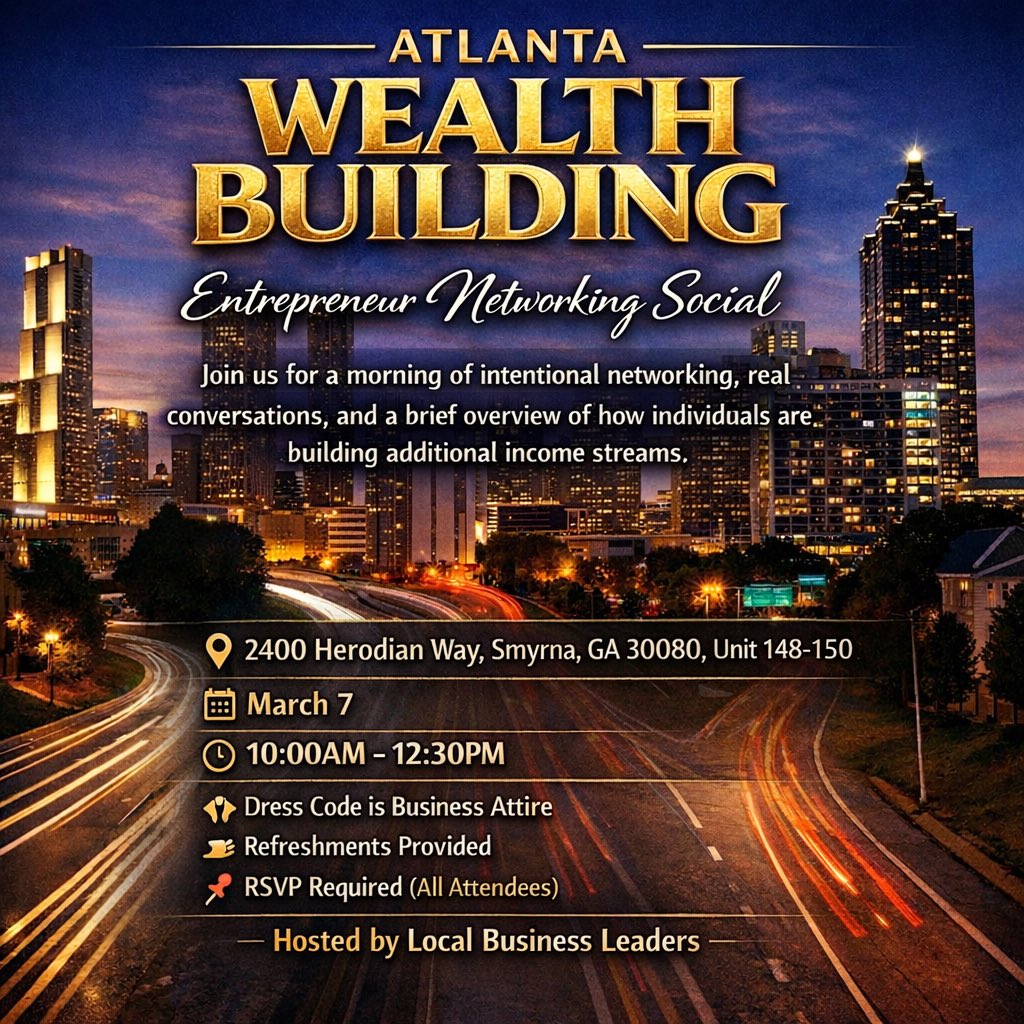 YoPeejay's tweet photo. #Networking #Atlanta #Thisweekend #Wealth #Business https://t.co/PWbvw8OsMt