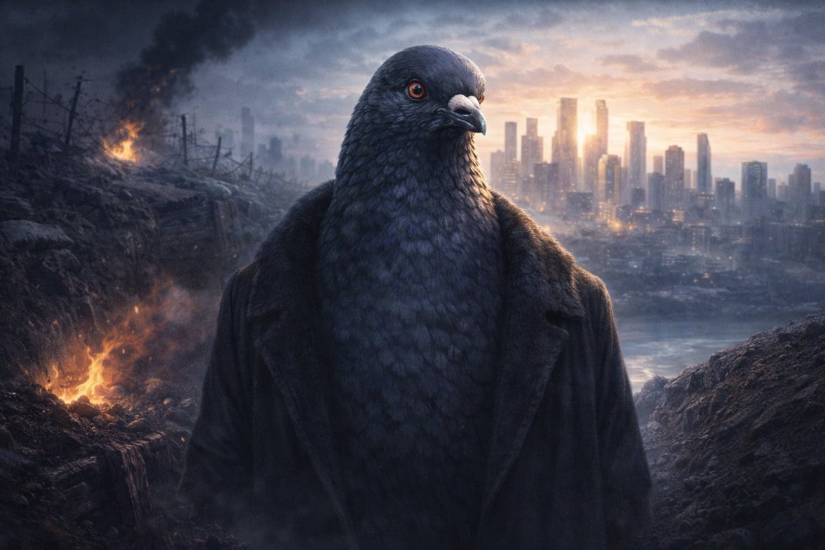 level941's tweet photo. PIGEON survives. 

Not only will I survive but just might change the meme landscape on Solana forever. 

The doubt I’m used to it. 
The impatience by others I’m used to it. 
The attacks from the mob I’m used to it. 

PIGEON IN CONTROL https://t.co/QOJojeVGDK