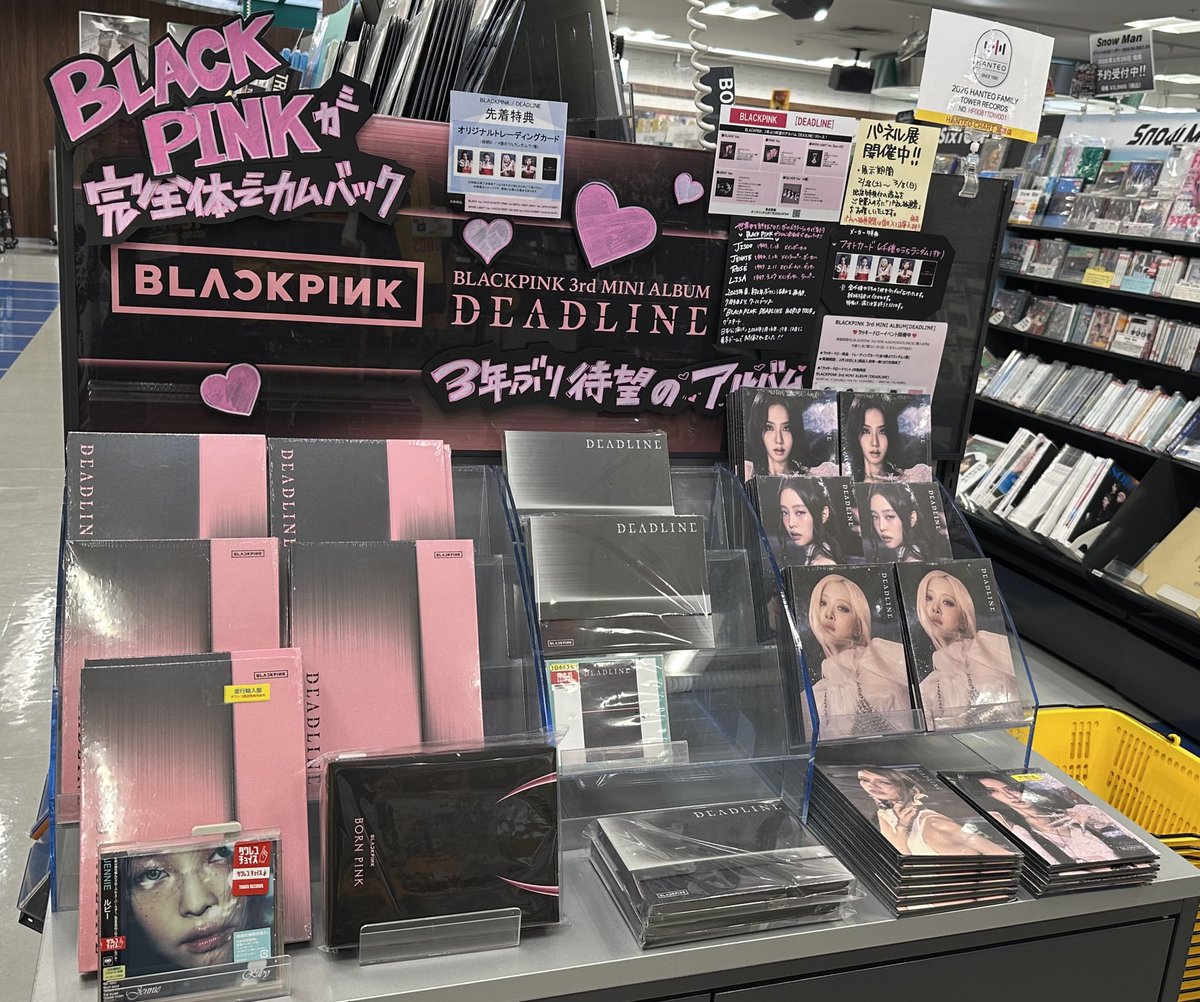 BLACKPINK 】 3rd MINI ALBUM [DEADLINE] 大好評発売中🌟 🖤BLACK Ver