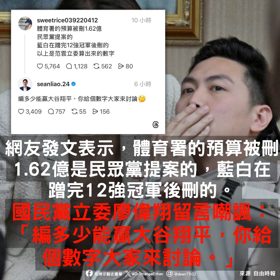 盾牌牙醫史書華 tweet media