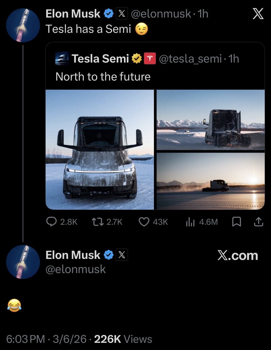 So lonely he’s turned into his own reply guy