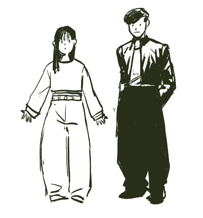 学校の決まりを読む娘「制服を改造するなって書いてあるｗ改造ってｗ」
私「昔は改造流行った時期があったんだよ　学ランを短くして、太いズボンはいたりとかね」
娘「今の女子のファッションじゃん」ほんとだ