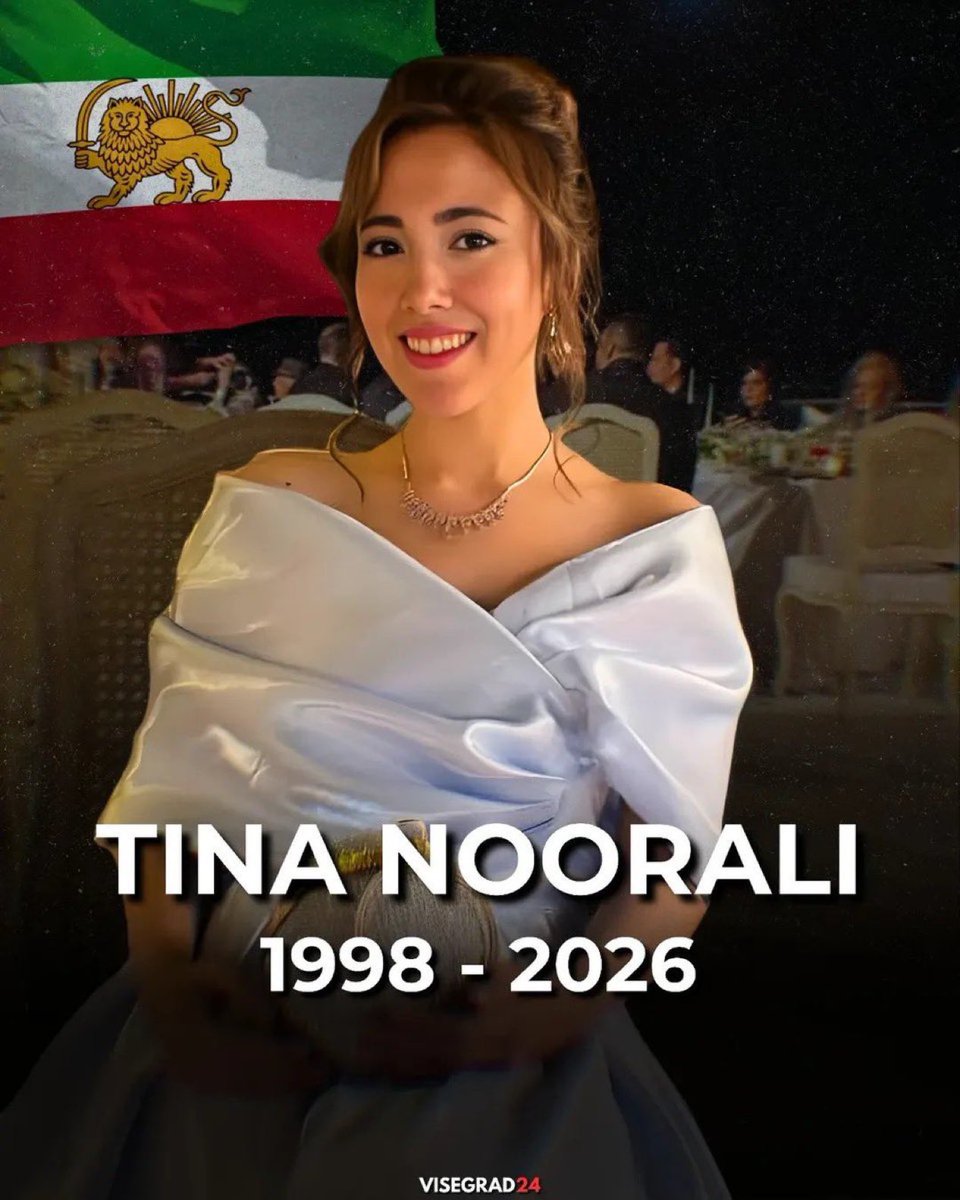 AviKaner's tweet photo. The Iranian terror regime just executed 27-year-old Tina Noorali for protesting against the mullahs. Justice will be served 100-fold against the tyrants. #IranRevolution2026 https://t.co/SxFwCrDBQh