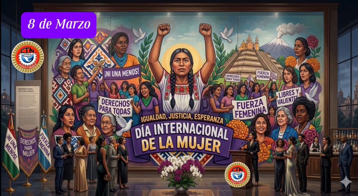 En la <a href="/CTMPuebla/">CTM_FTPuebla</a> la lucha es constante de la mano de la líder de las mujeres <a href="/IvonEnriquez_/">Magnolia Ivon Enríquez</a> para beneficiar a trabajadoras de las ramas industriales y con el apoyo incondicional de <a href="/leobardosoto/">Leobardo Soto</a>, es tiempo de mujeres como lo externa <a href="/Claudiashein/">Claudia Sheinbaum Pardo</a> presidente de #Mexico #8M