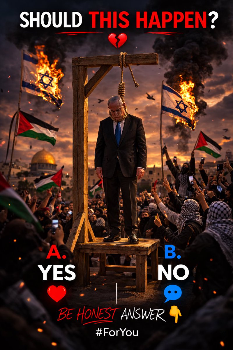 IranSuprem80867's tweet photo. Should this happen?

A. Yes
B. No

Be honest 👇
#ForYou #Poll #Repost https://t.co/zuvK7vSx19