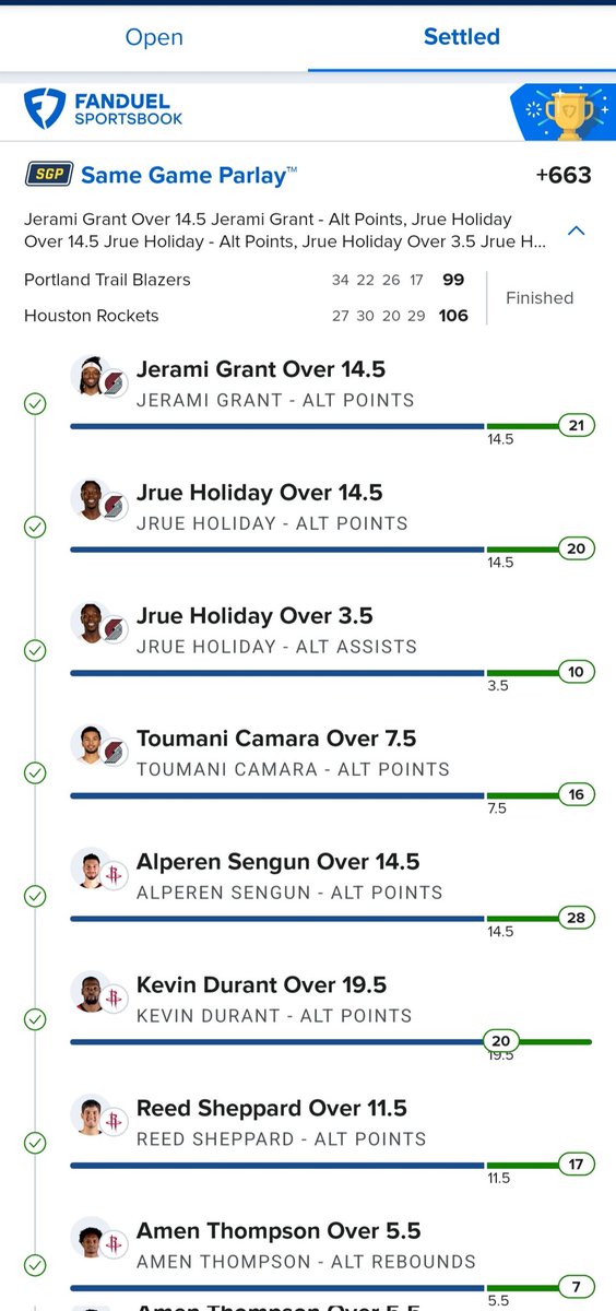 jusbeinonlyme's tweet photo. yall know it just feels better in ✅️.  KD came thru and cashed the rockets/trailblazers game . https://t.co/XBCzyxQZZx