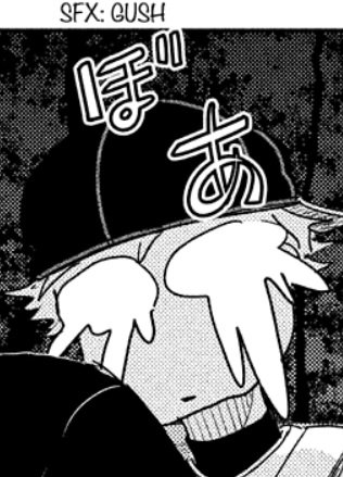 lexiefiles1's tweet image. i like what higuchi has been doing with him lately. one second he's on suicide watch the next he's a rabid animal but always he is crashing out in new strange offputting bisexual ways #RepresentationMatters