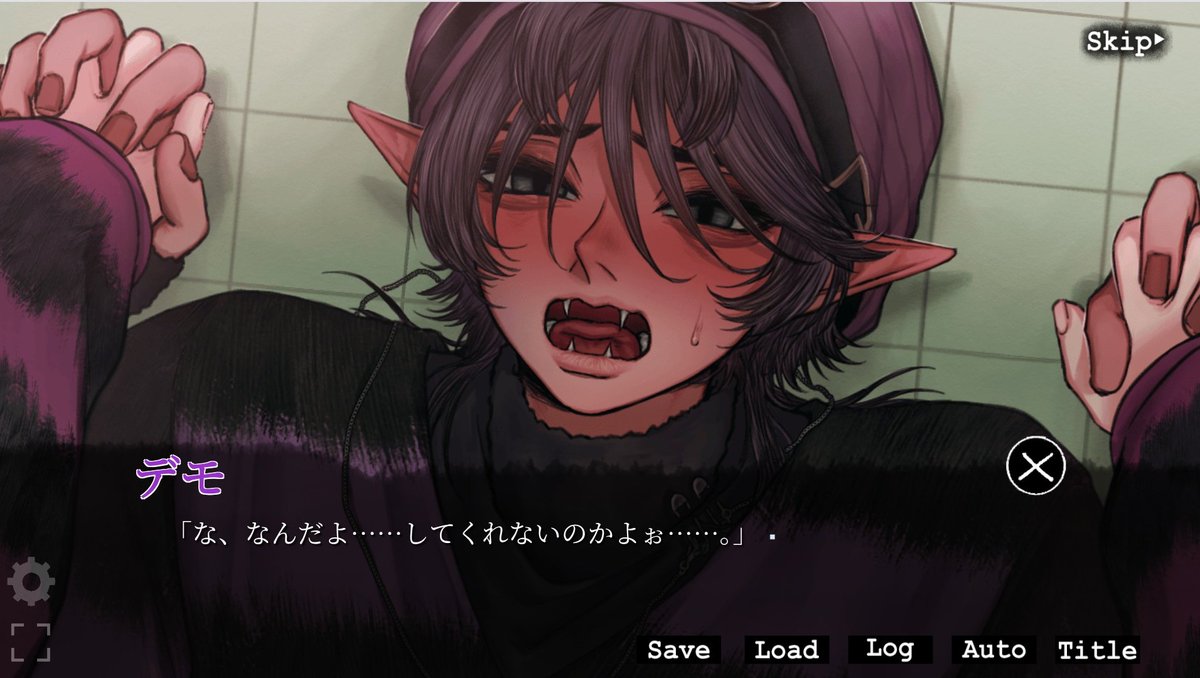 hossabkm's tweet photo. 『俺を捨てないでくれ‼️』は

悪魔男性を押し倒して｢好きって言わないとキスしてあげない｣ができる恋愛ゲームです
 #フリーゲーム https://t.co/ffZkBUAWh0