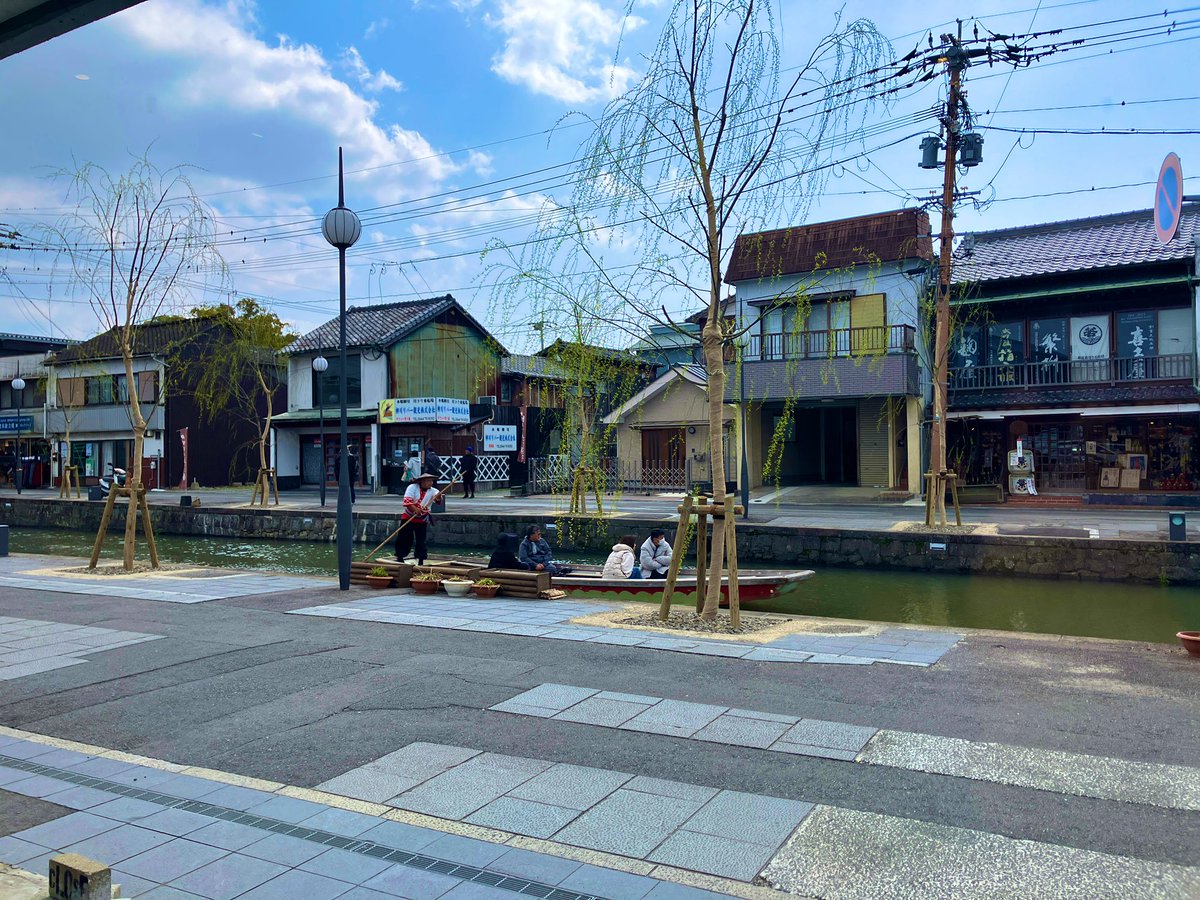 仕事で柳川に来ています。
川下り日和。(ちょっと肌寒いけど)