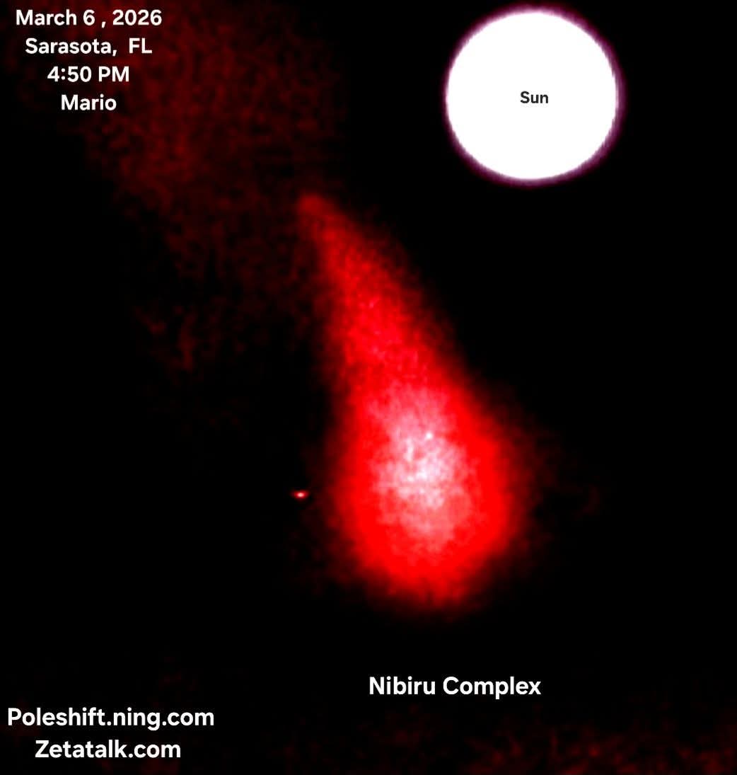 Valencia Rojas 7 Mart 2026 Sarasota Florida ABD 🇺🇲 Planet X ☄️ Nibiru Complex 📸 Mario ...