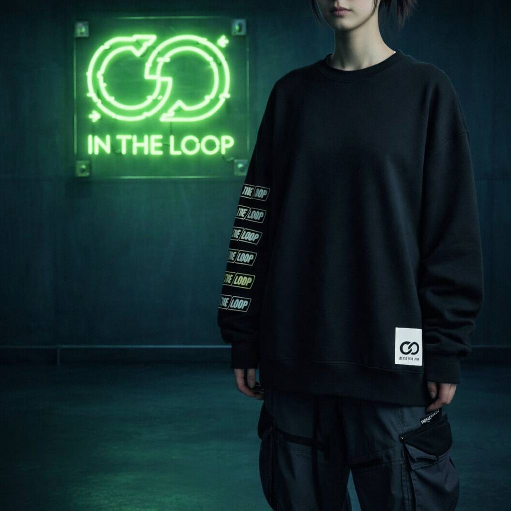 intheloop_info's tweet photo. 【IN THE LOOP】
 Big Silhouette Logo Crewneck

https://t.co/KWZbofBZsZ https://t.co/0lQoT10D5I