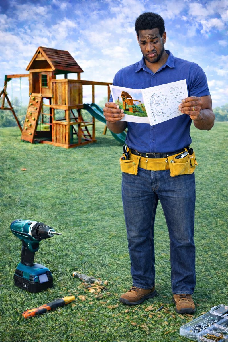 YOUwaga's tweet photo. Step 1: Building My Kids Jungle Gym | BuiltByDad #Homedepot #diyprojects #Lowes #swingsetassembly #amazon https://t.co/y3AvY3f7iZ