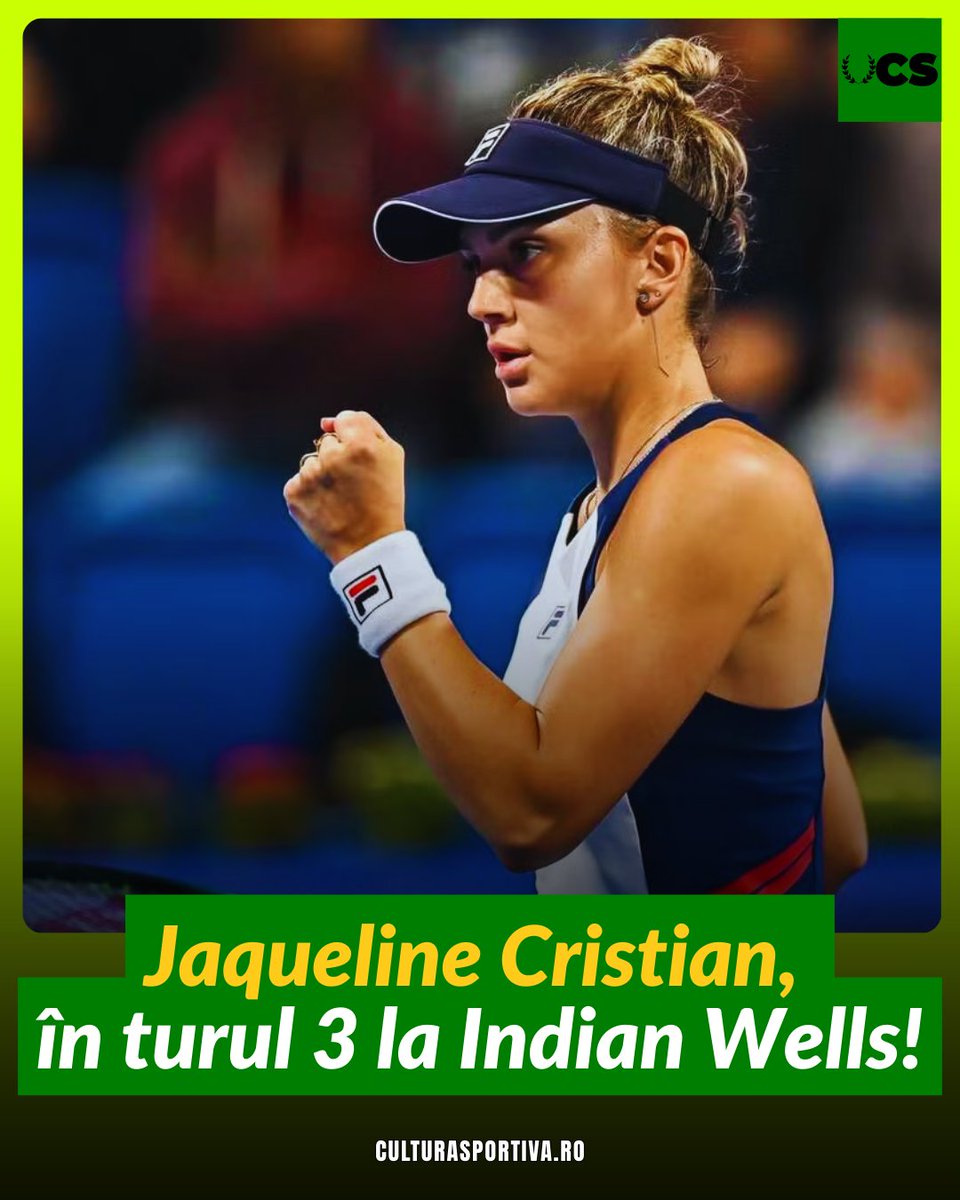 🎾🇷🇴 Revenire spectaculoasă pentru Jaqueline Cristian la Indian Wells!

Românca s-a calificat în turul 3, după un meci dramatic împotriva australiencei Maia Joint. Deși a pierdut primul set cu 0-6, Jaqueline și-a ridicat nivelul și a întors partida.

Scor final după 2 ore și 20