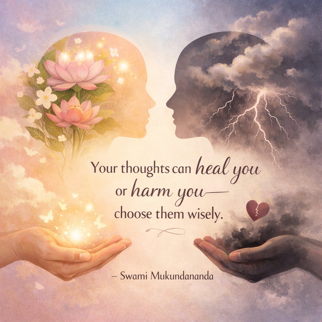 khemapk1's tweet photo. Thoughts have the power to raise our blood pressure or lower it, to increase our heartbeat or drop it, to make us happy or sad, and to change the chemical composition of our blood. Thus, we can become healthy or unwell by the thoughts we harbour. https://t.co/3xd8I2PMvm