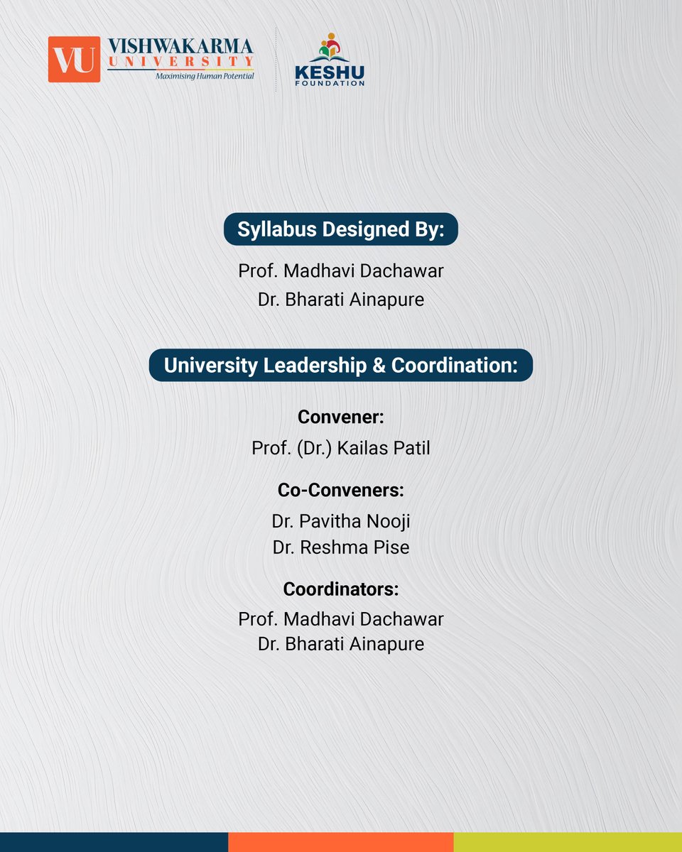 Vishwakarma University, Pune tweet media