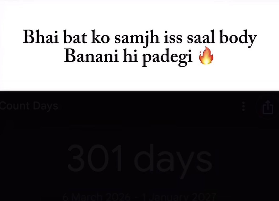 SportoGraphy25's tweet image. #300DaysChallenge #BodyTransformation #NoMoreExcuses #GymMotivation #FitnessJourney #Discipline #Consistency #WorkoutIndia #IndianFitness #GymLifeIndia #DesiFitness #IndiaFitness #FitIndia #IndianGym #FitnessIndia #BodybuildingIndia #DesiWorkout #GymGrind #IndianAthlete #StayHard
