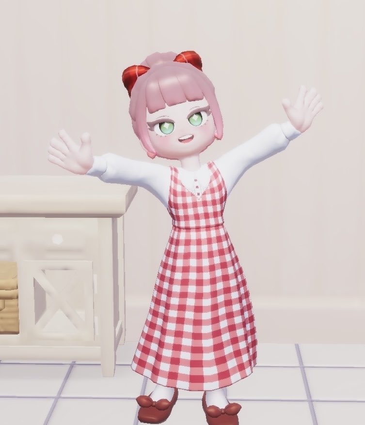 stminapp's tweet photo. 割とこういうシンプルに王道な服がないので自作
それとも作れるからあえてお店には展開しないのかな…

 #ハートピア https://t.co/NfMsT2qn7V