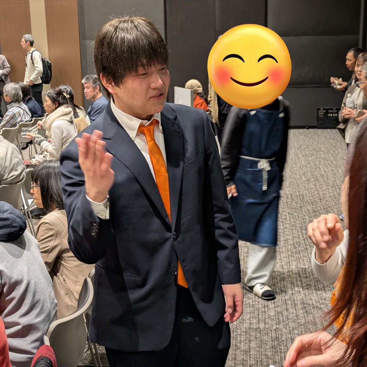 1_2_3shiro's tweet photo. 神谷代表発見😆
「ね。」 https://t.co/MtV73ZB0ah