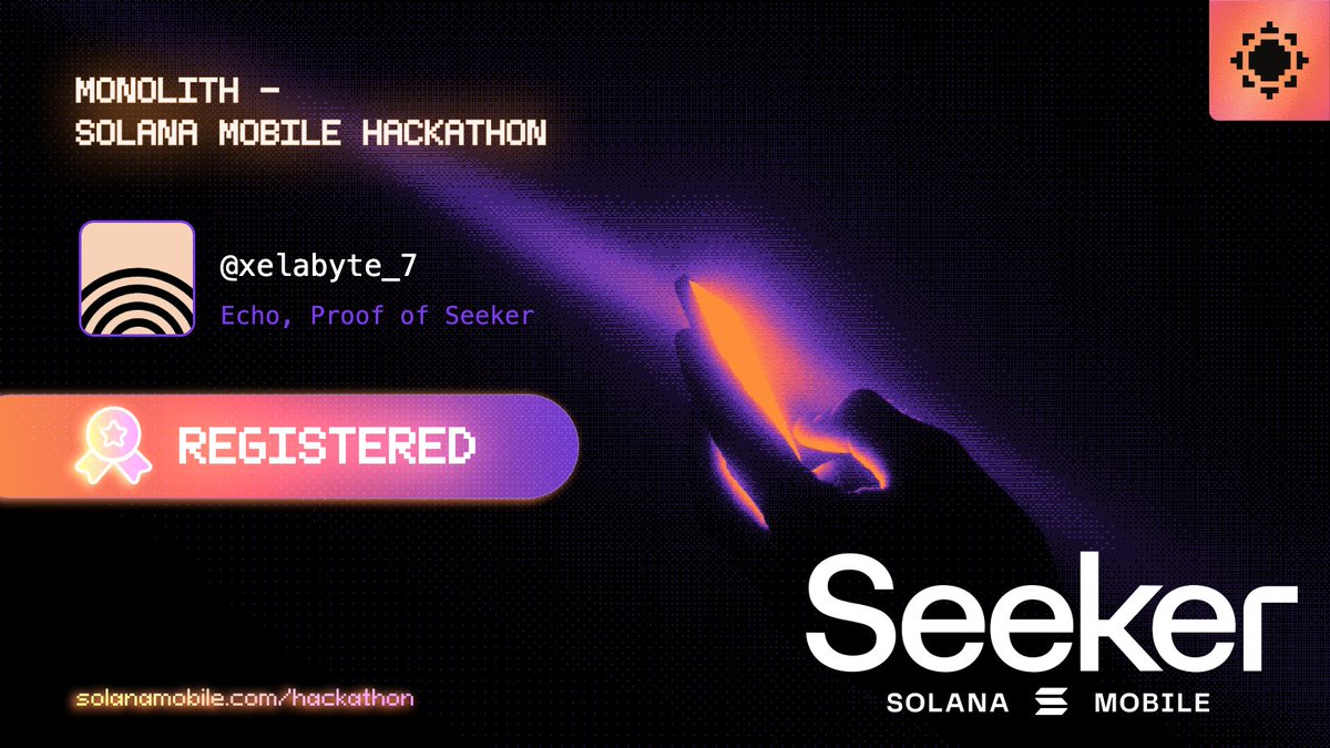 Echo: Proof of Seeker tweet media