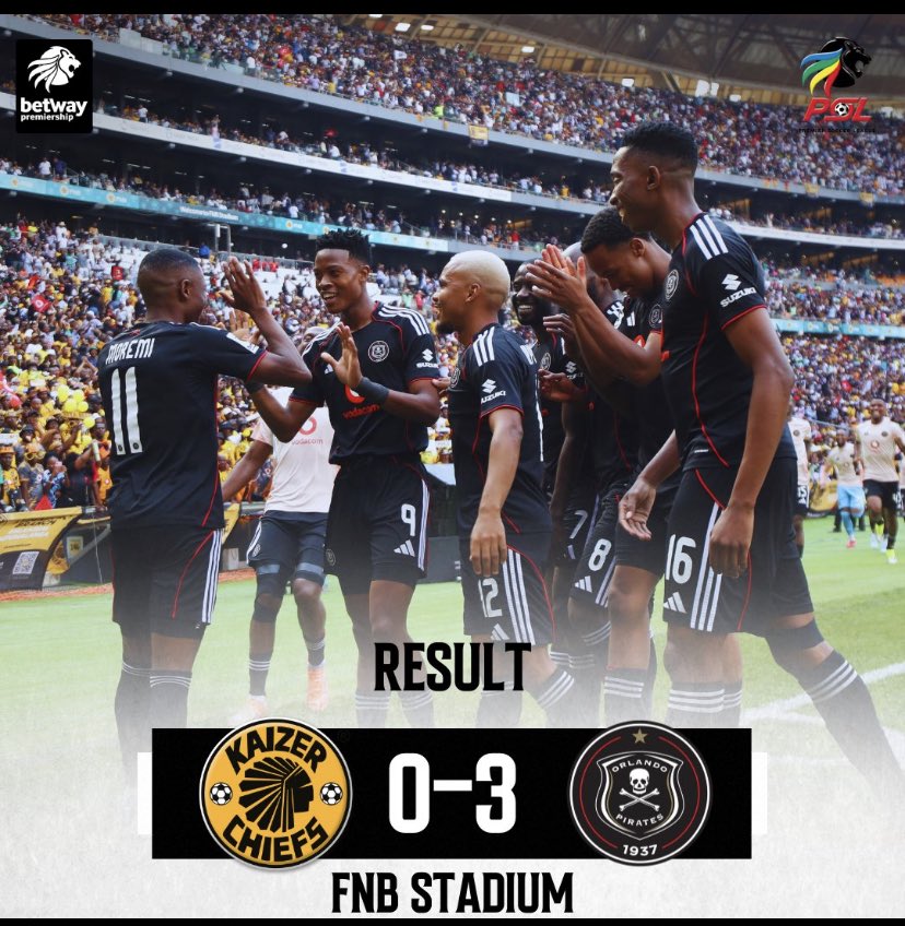 Happy 7 days anniversary to all Orlando Pirates football club fans 😭😭😭