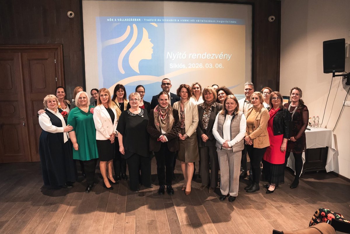 BatthyanyS's tweet photo. TALENTAHUB Has Launched! – Women in Entrepreneurship: Tradition and Innovation Hand in Hand

The central opening event took place in the historic atmosphere of Siklós Castle, where the 24-month nationwide training and mentoring program was officially launched. 🙏 https://t.co/cjeGuBZWMt