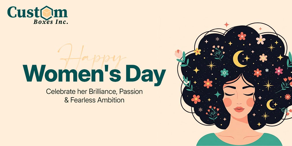 customboxinc's tweet image. To the woman who wears a thousand roles and still finds the strength to smile, you are more than enough. Wishing you a day as beautiful as you are.

🌐Visit our website: customboxesinc.com

#CustomBoxesInc #WomensDay #HappyWomensDay #InternationalWomensDay #CelebrateWomen