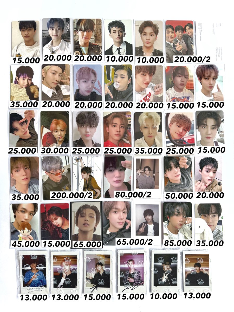 📂 wts . want to sell ᝰ .ᐟ 
——— exo nct official photocard 🪪

🎱 bandung, ina
📄 read #.haectnc first
🪩 free pack, exc. shopee fee [check alt]
🏁 plz @ after dm!

t. mark renjun jeno haechan jaemin chenle jisung nct dream nct 127 chen xiumin suho pc bttf gbttf dreamscape