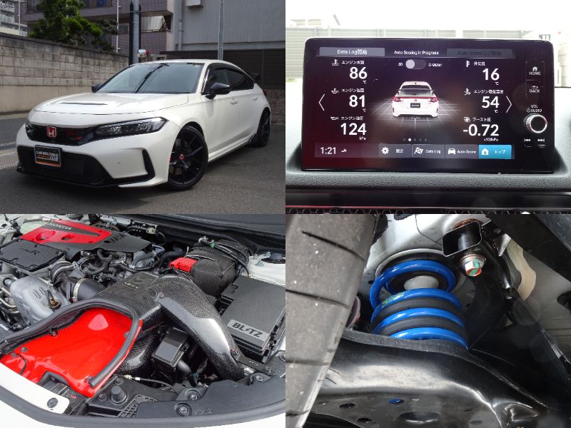 令和7年　シビックタイプR
-FL5
-4,910km

･ワンオーナー禁煙
･BLITZ tuning ECU
･BLITZカーボンインテークシステム
･SPOONプログレッシブスプリング
･新車時コーティング施工車両
･Bremboキャリパー
･9インチHonda CONNECTナビ
･前後ドラレコ

#カーブティッククラブ #シビックタイプR