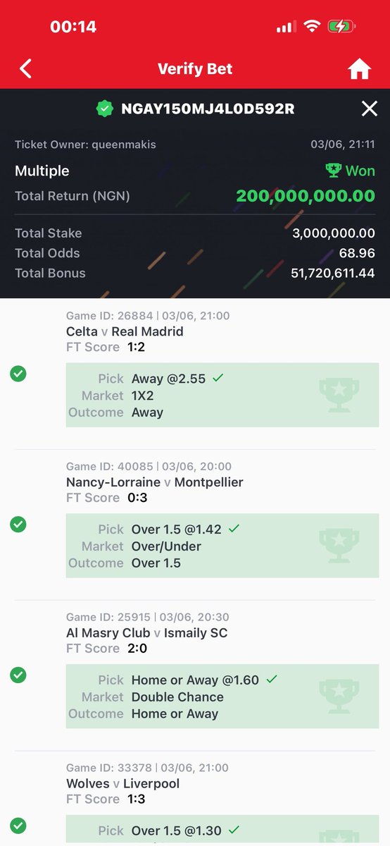 200 million came home lfg