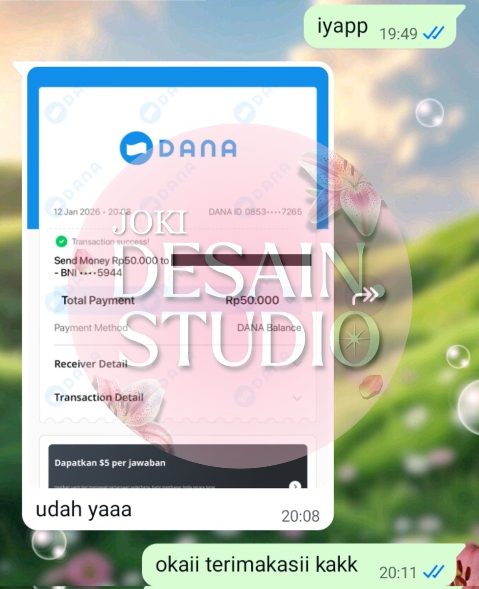 joo | joki tugas & desain trusted +100 testi tweet media