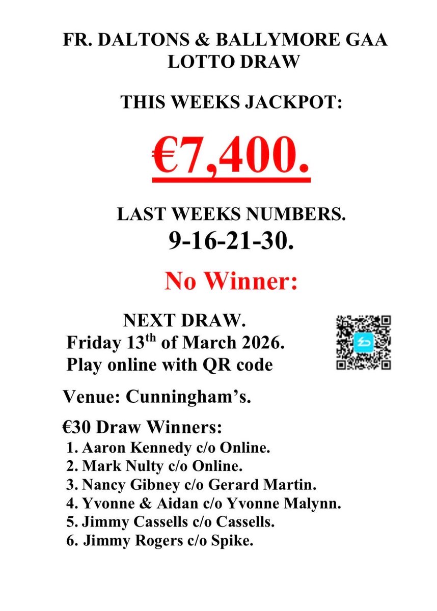 Ballymore GAA Club tweet media