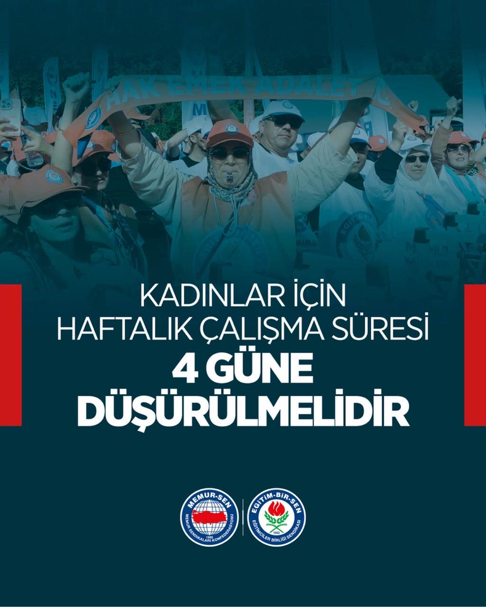 8 Mart Dünya Kadınlar Günü’nde Kadın Komisyonu Başkanımız Sıdıka Aydın’ın yaptığı açıklamayla kadınların en büyük örgütlü gücü olarak çağrıda bulunuyoruz.

Kadınların iş ve aile hayatı arasında sıkışmadığı, adil bir çalışma düzeni için taleplerimizi güçlü şekilde dile