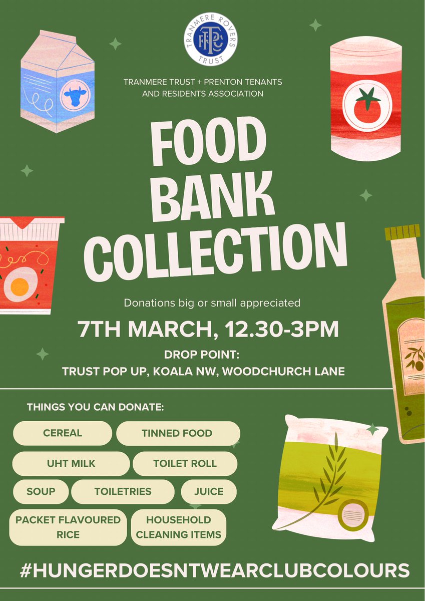 Tranmere_Trust's tweet image. Open 12.30-3pm, the Trust pop-up offers fans an alternative place to gather on matchday and enjoy good food &amp;amp; drink. Independently run, by fans, for fans

🍻 Beers on tap, fresh coffees &amp;amp; hot food by Dyll’s

📍Next to ground shorturl.at/lHEBa

Away fans welcome!

#TRFC #SWA