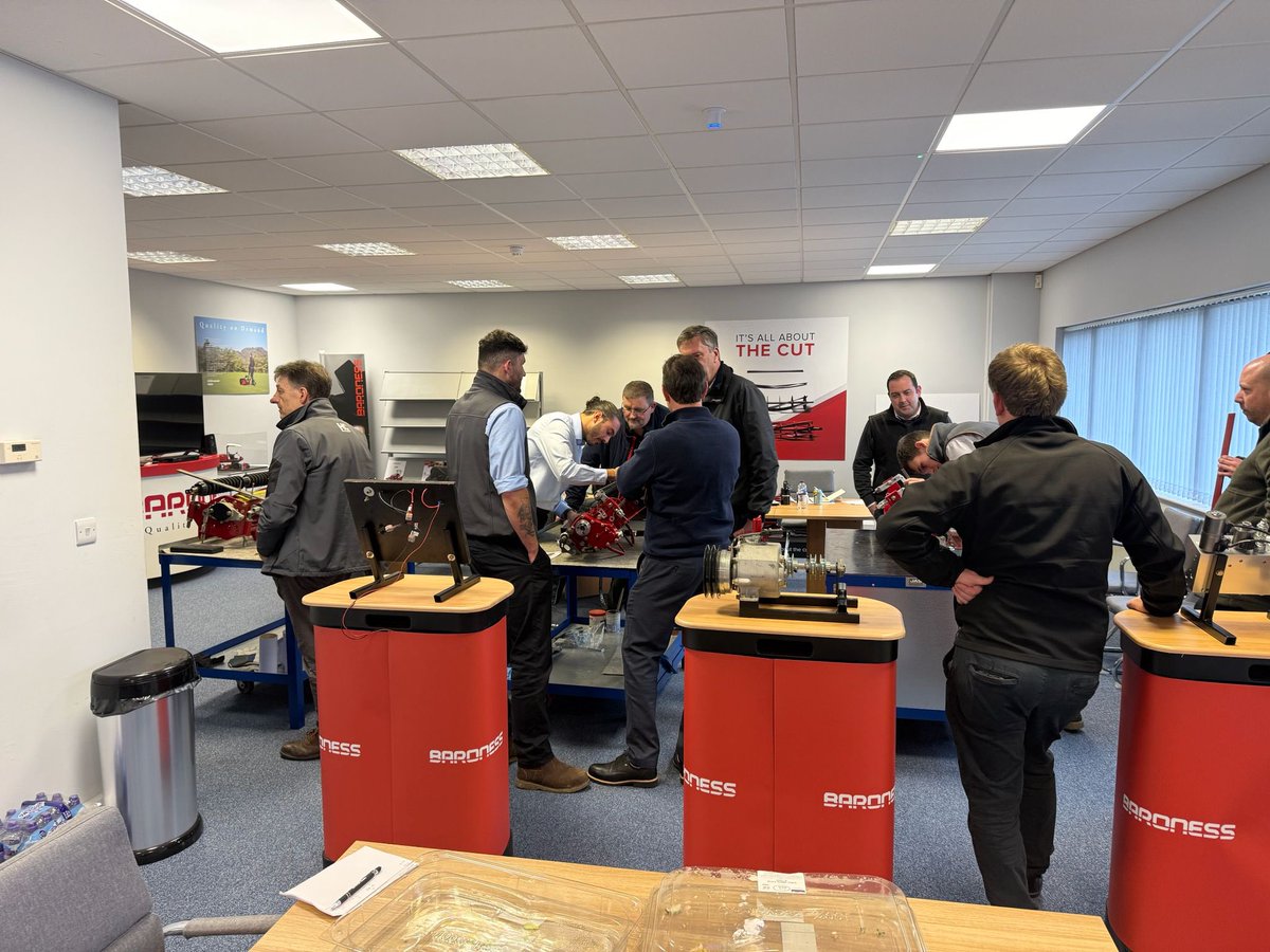 Great to welcome the team from <a href="/handcdealer/">Henton & Chattell</a>, along with several new Menders from <a href="/ListerWilderGC/">Lister Wilder GC</a> and <a href="/VincentTractors/">Vincents</a>, to Baroness UK for a full day of pre-season in-depth familiarisation training.

It was a fantastic opportunity to explore the full Baroness UK range,