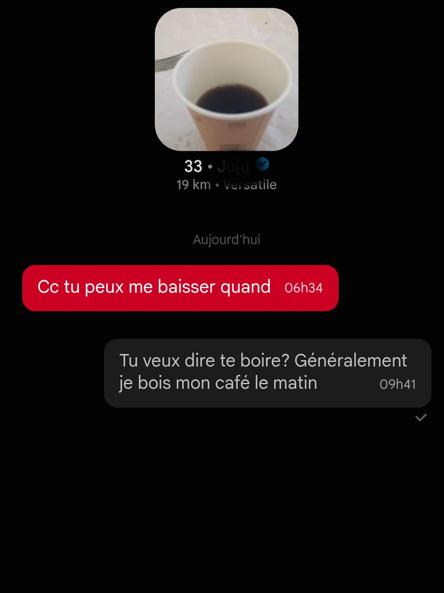 Amazingconvers1's tweet photo. Quand ton café se met à te parler🤣 https://t.co/0eEOs5yWuy