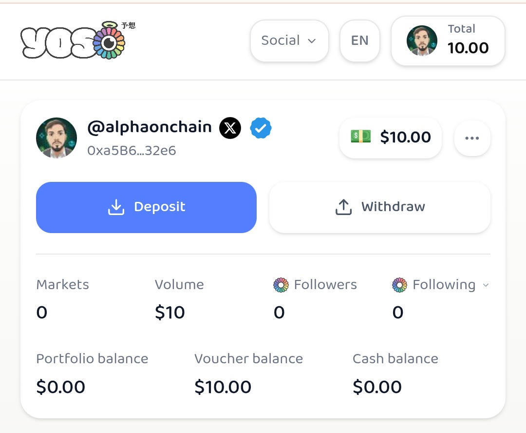 INVITE CODE GIVEAWAY. 

I’m giving away exclusive invite code 🎁
Want early access? 

How to participate:
1️⃣ Follow <a href="/TridivDutta2/">Alpha | OnChain (✱,✱)</a> &amp; <a href="/yososocial/">Yoso 👁️ - Social Prediction</a>
2️⃣ Repost
3️⃣ Comment “YOSO” 
4️⃣ Like this post 

Active user winner will be selected. 

The winner will be announced Soon 

Limited