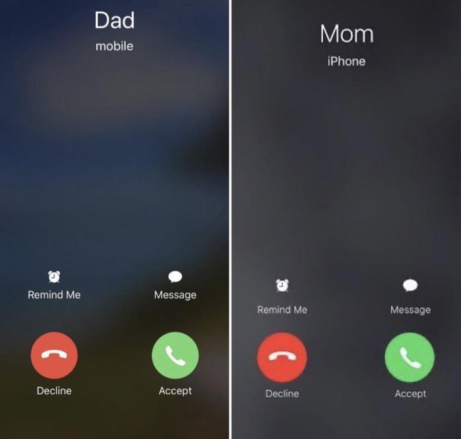 Toribabieegirl's tweet photo. Dad and Mom are calling at the same time
Who's call are you picking first?? https://t.co/jBRcEv8uBw