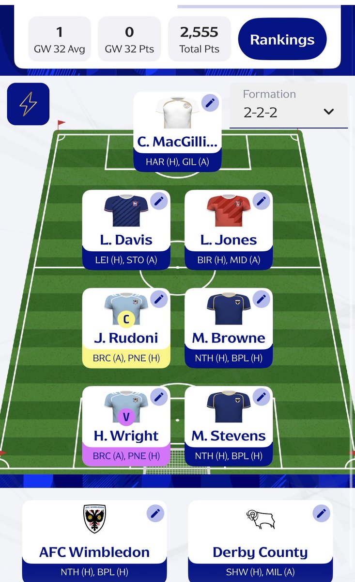 Wazza Fantasy EFL tweet media