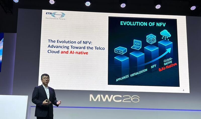 ddnakajima's tweet photo. ETSI NFV ISGの標準化議長として、MWC Barcelona 2026のサミットで、AIの活用にむけた取り組みの紹介をしてきました！ https://t.co/aLSxnpNO3m