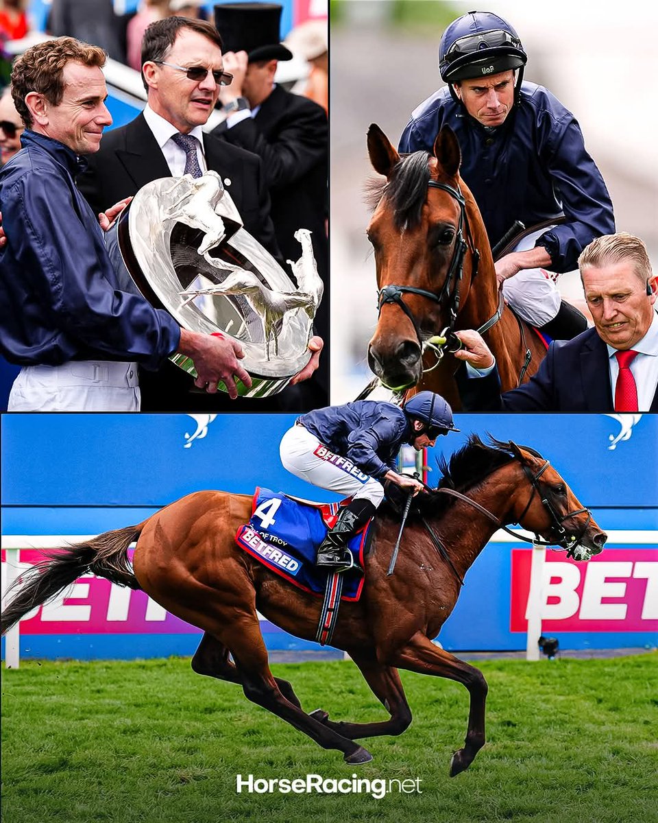 City Of Troy turns 5 years old today! 💙

Rated 128 at his peak, he was the joint-highest rated Flat horse in 2023, and Europe’s standout two-year-old colt after going unbeaten in three starts, including in the Superlative Stakes and the Dewhurst Stakes.

As a three-year-old, he