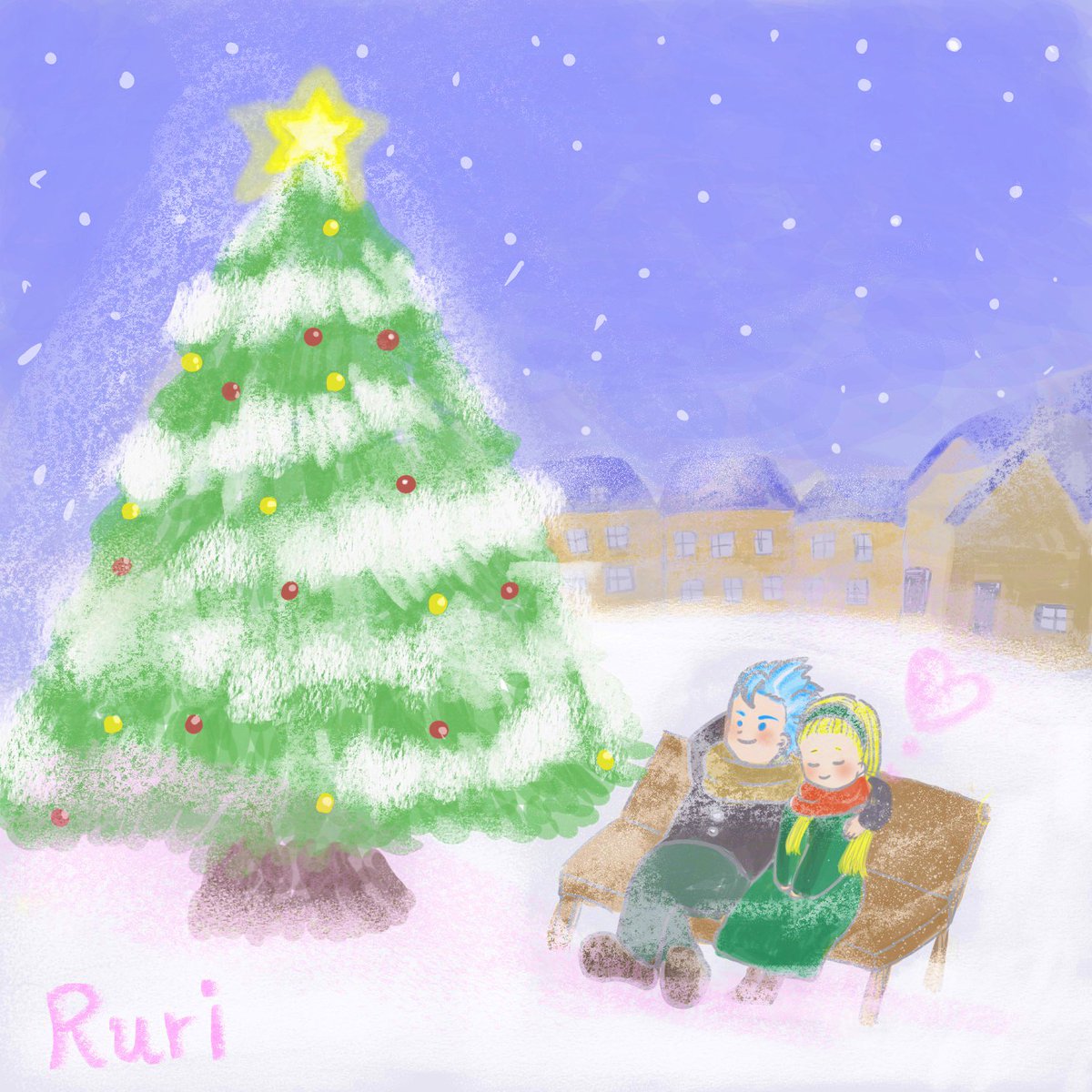 runrun_ruri05's tweet photo. #カミュセニャの日祭り2026

再掲です🎅🏻🎄
初めて描いた、カミュセニャです。

もう一つ、なんとか今日中に間に合わせたいです…！！🥲🩵💚 https://t.co/RGTp2H3m81
