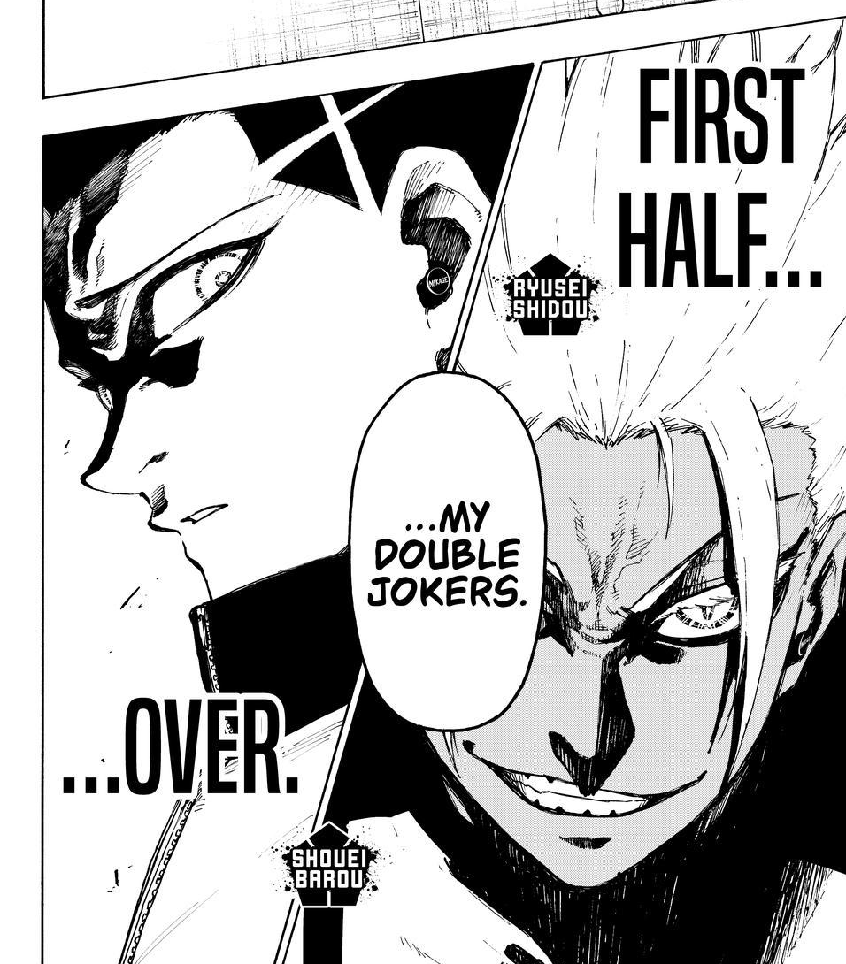 Ramin_Akira's tweet photo. 🛑SPOILER GEFAHR🛑#BlueLock338
.
.
.
.
.
.
Entweder die verlieren hier echt ihr Spiel in der Gruppen Phase... oder diese 2 Joker helfen wirklich🤔
#ブルーロック #BLUELOCK https://t.co/bmqHDeS7wN