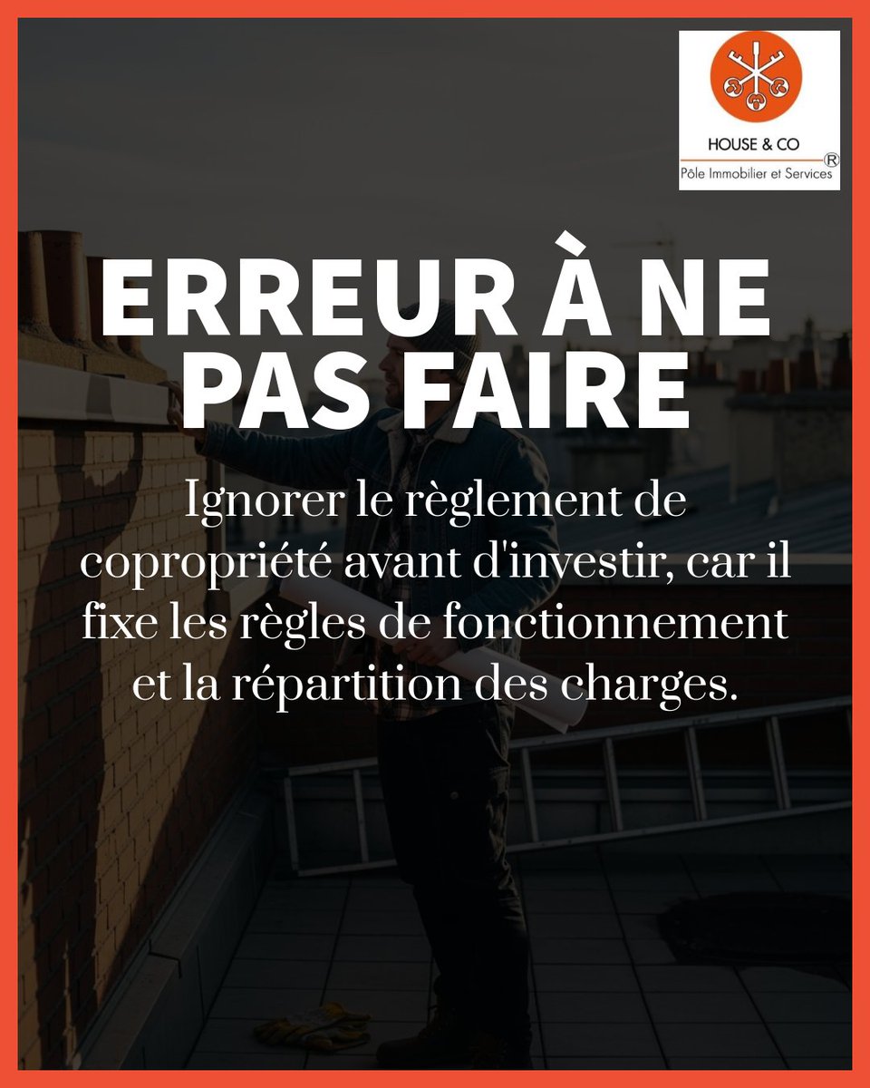 ProjetHouseandC's tweet photo. Investir en copropriété peut sembler simple, mais attention à ne pas ignorer le règlement de copropriété. Cela pourrait bien compromettre votre rentabilité. 🏢 De nombreux investisseurs négligent de lire ce document essentiel, se retrouvant ensuite avec des charges (1/4) https://t.co/rB7wlQLu4O